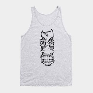 lines face Tank Top